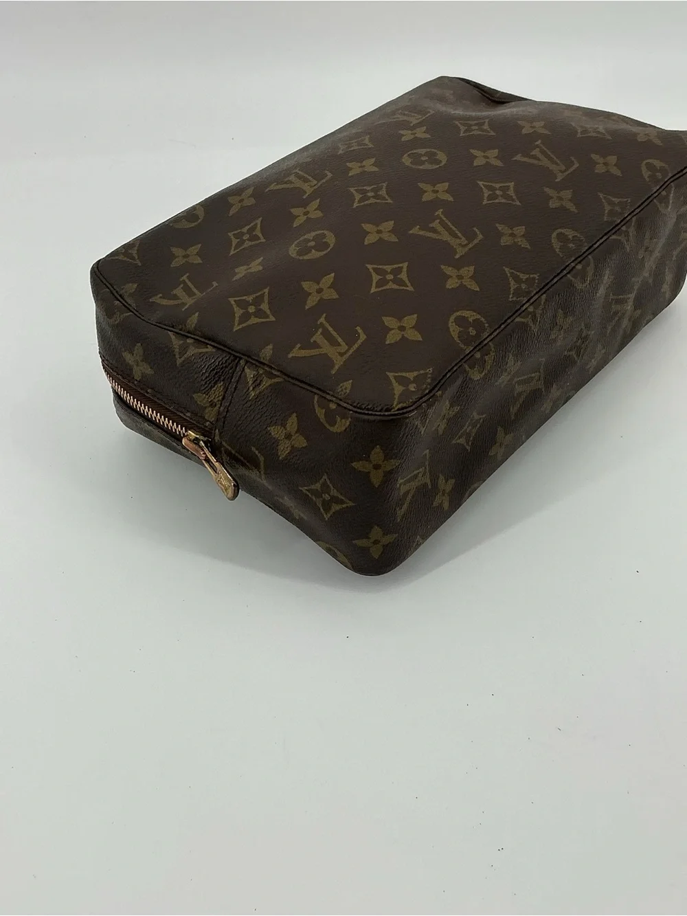 Louis Vuitton Monogram Trousse Toilette 28 Cosmetic Toiletry Pouch Vintage